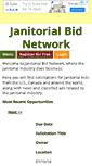 Mobile Screenshot of janitorialbids.net
